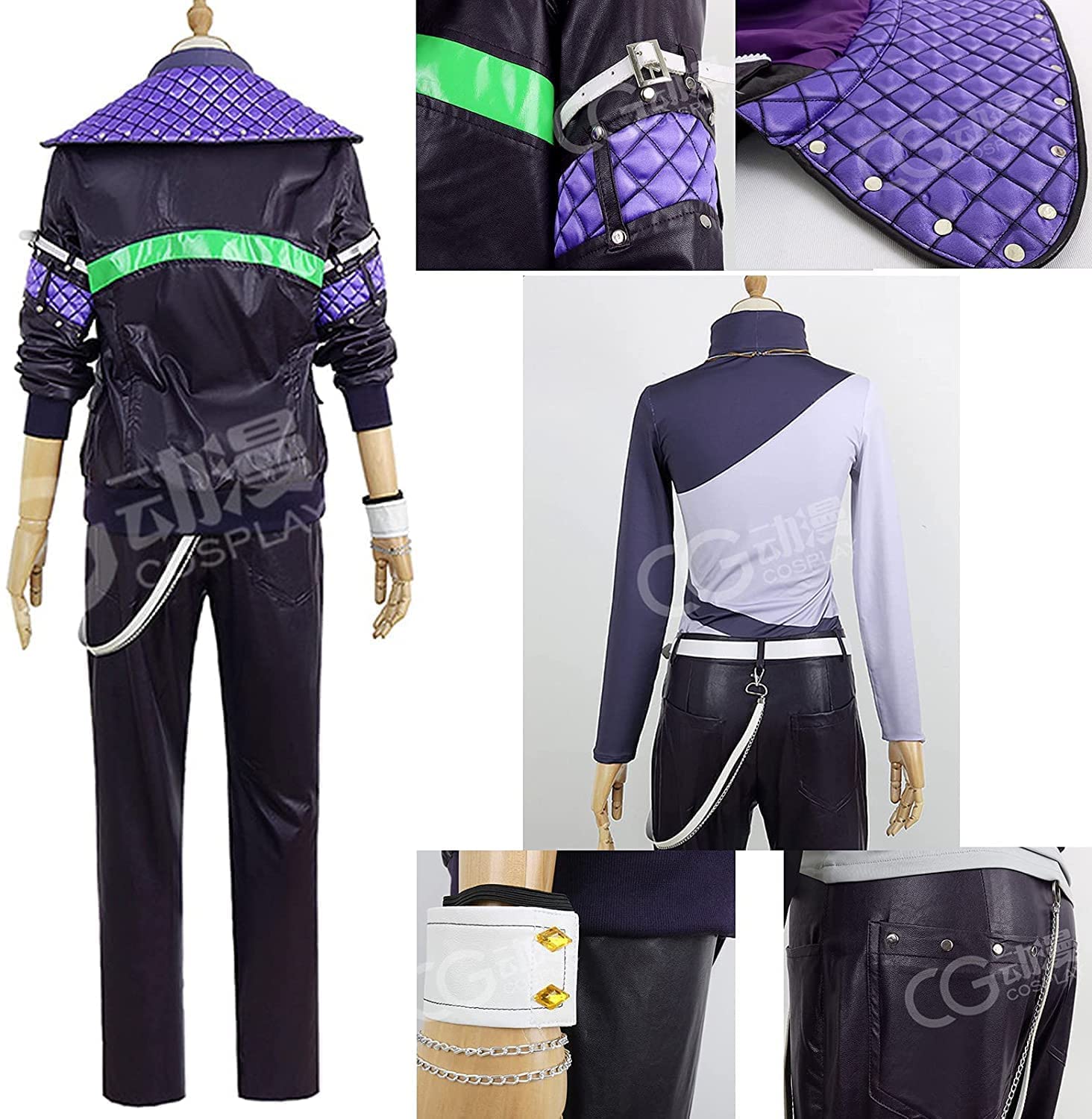 不破湊 初期衣装 コスプレ フルセット ウィッグ、靴込み 不破湊 初期衣装 コスプレ フルセット ウィッグ、靴込み Amazon